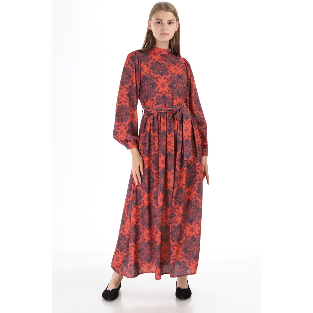 Trendyolmilla Kirmizi Kusakli Elbise Twoss20el2259 Trendyol