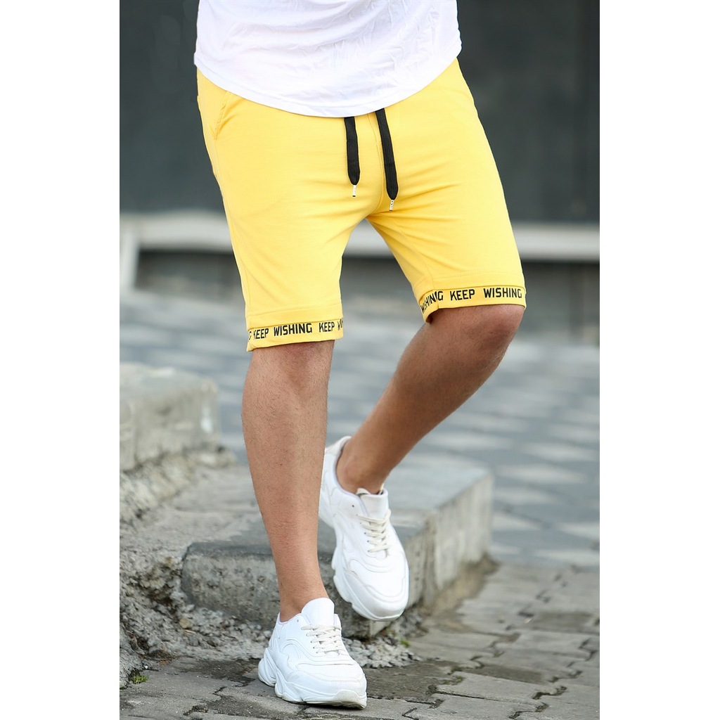 Erkek Sport Polar Sari Sort