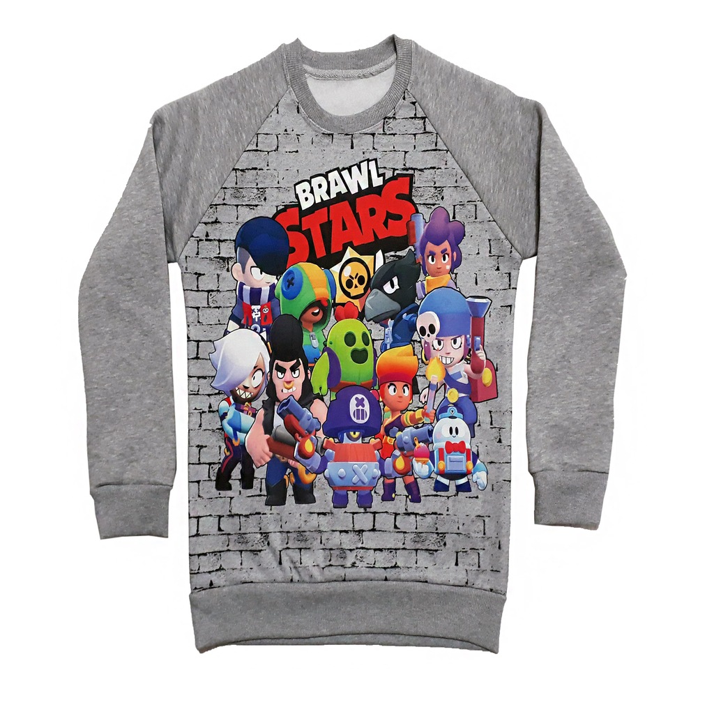 Kışlık Çocuk Sweatshirt, Brawl stars sweatshirt
