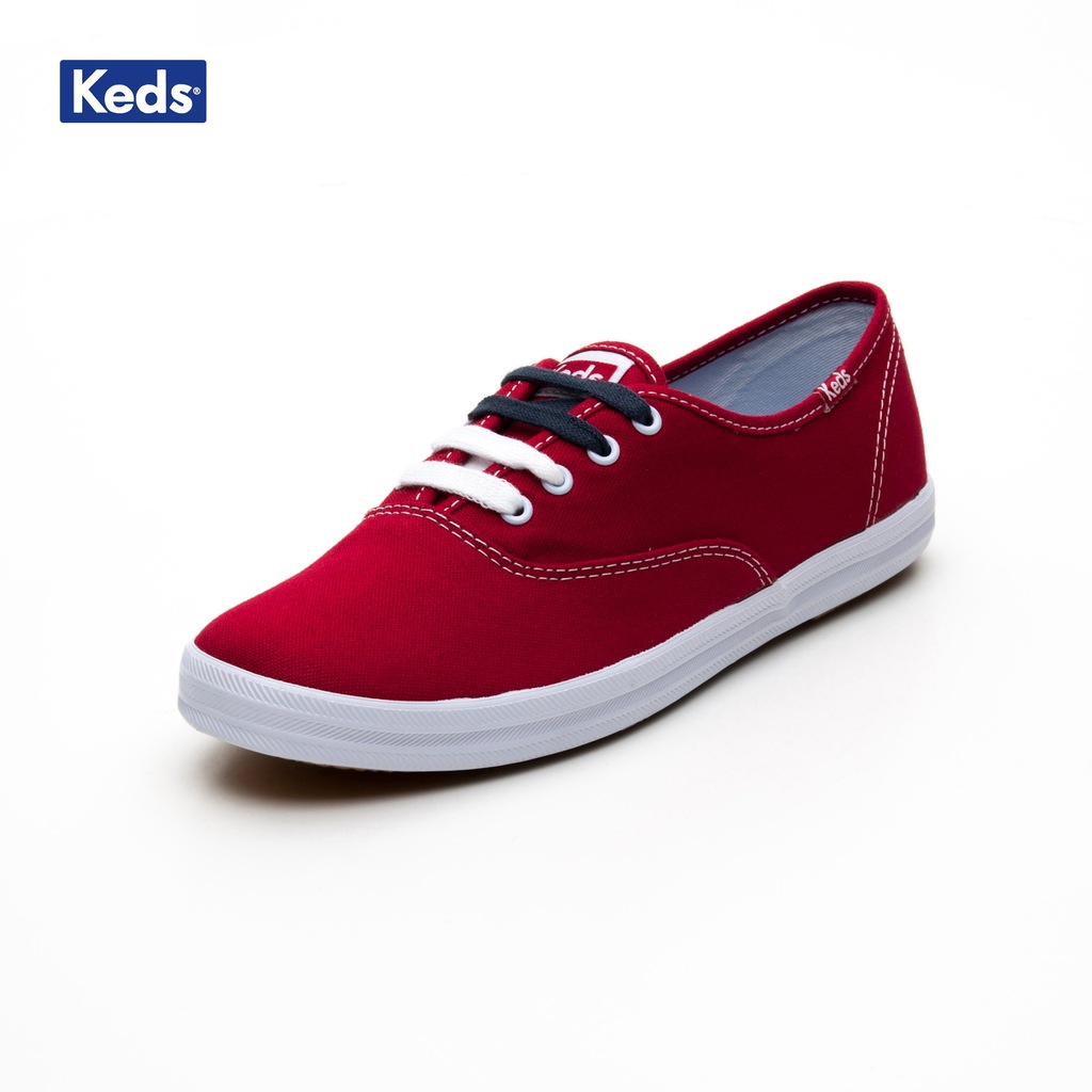 Keds KIRMIZI Kadın Keten Ayakkabı WF31905 CHAMPION CVO RED