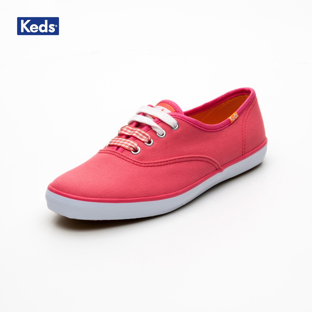 Keds KIRMIZI Kadın Keten Ayakkabı WF49815 CH OX CORAL