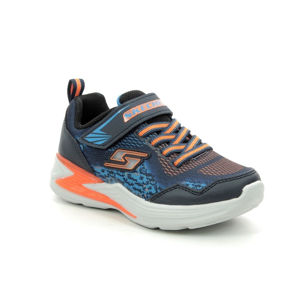 Skechers 90563L Çocuk Spor Mavi Turuncu