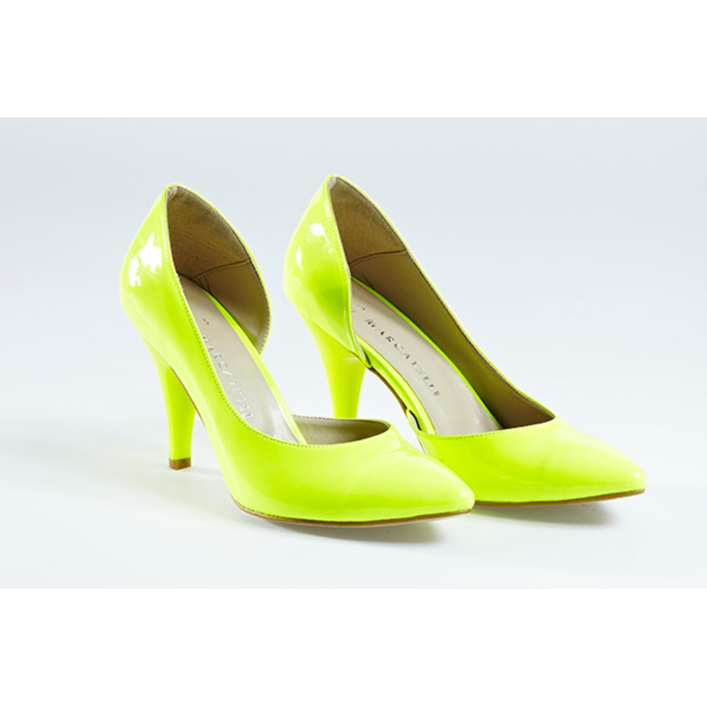 Neon Alçak Topuk stiletto