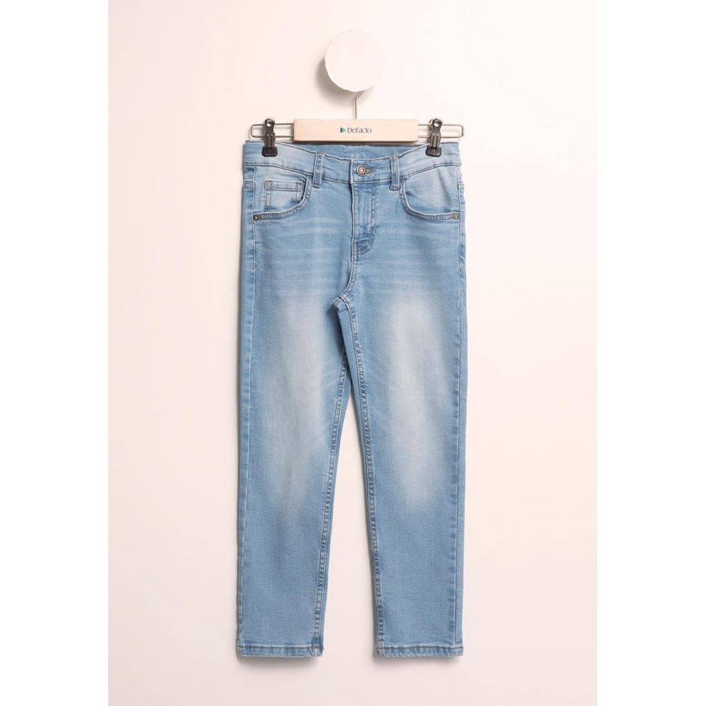 Defacto Erkek Pedro Slim Fit Jean Pantolon Mavi Markabul Com
