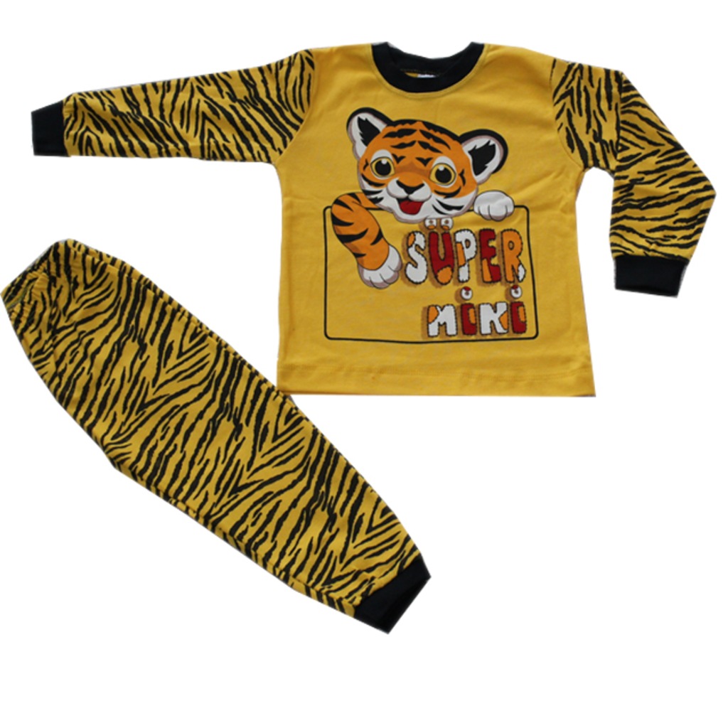 Erkek Çocuk 1-3 Yaş Aslan Baskılı Pijama Takımı
