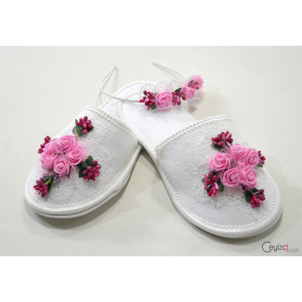 Lohusa Terlik Taç Set Kız Bebek Annesi İçin Pembe