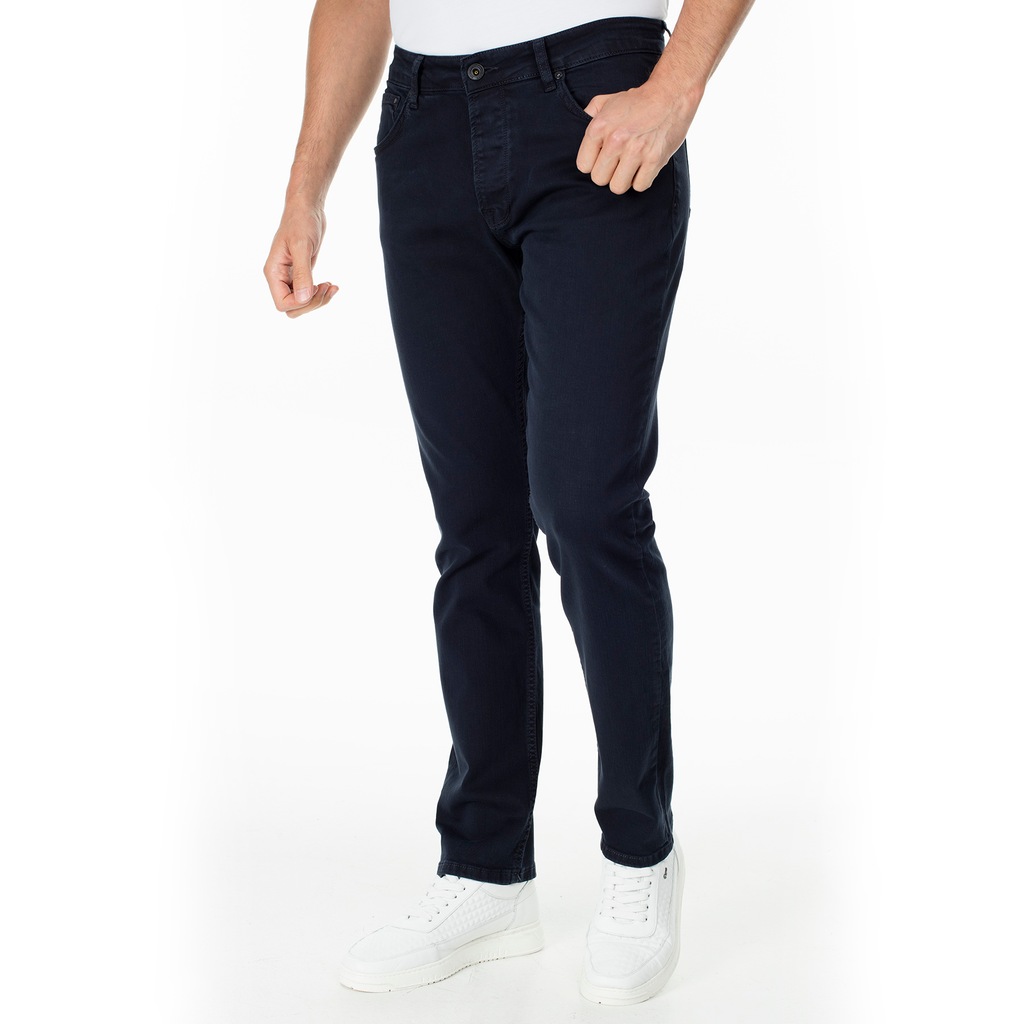 Madmext Navy Blue Slim Fit Jean