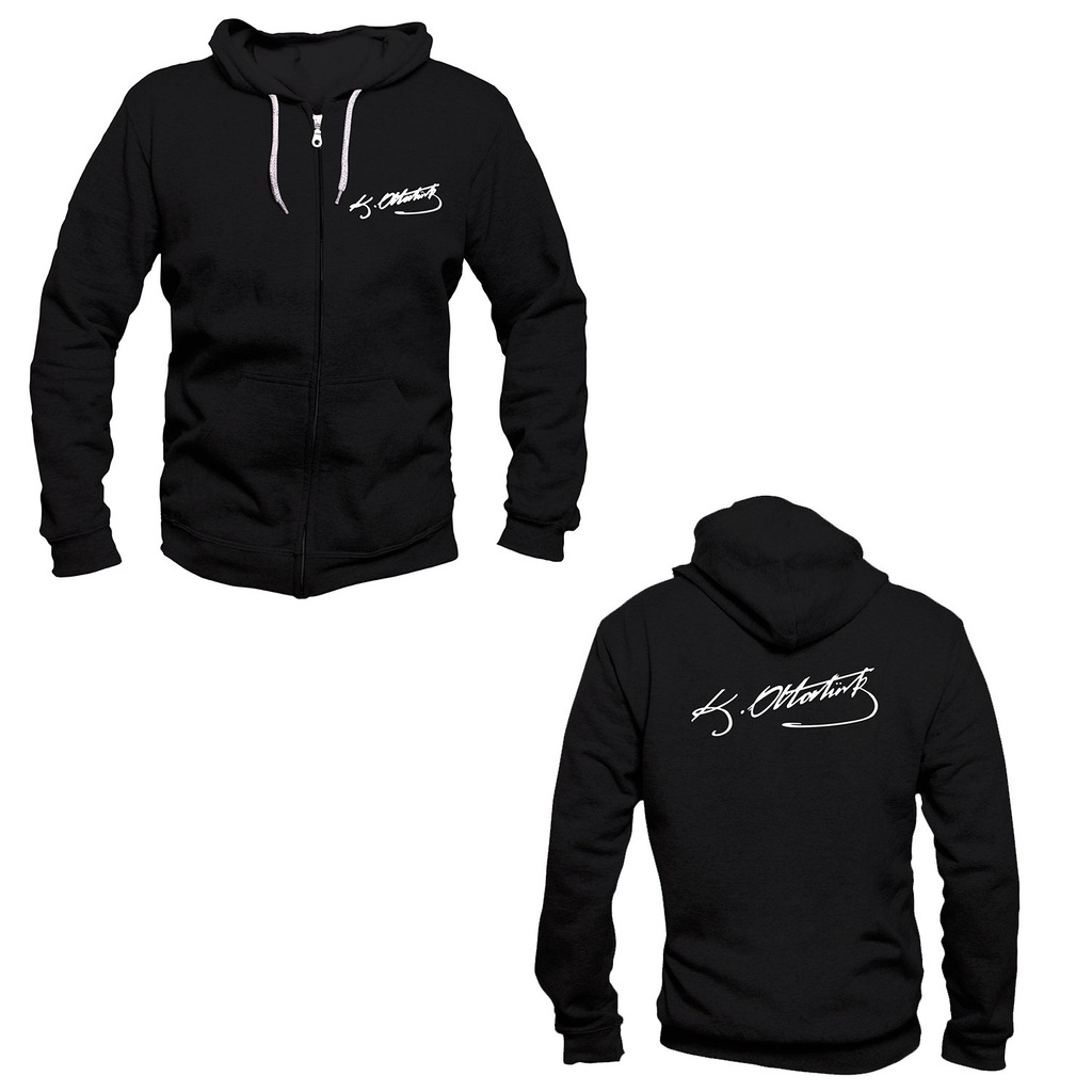 Atatürk İmzalı Fermuarlı Kapuşonlu Sweatshirt