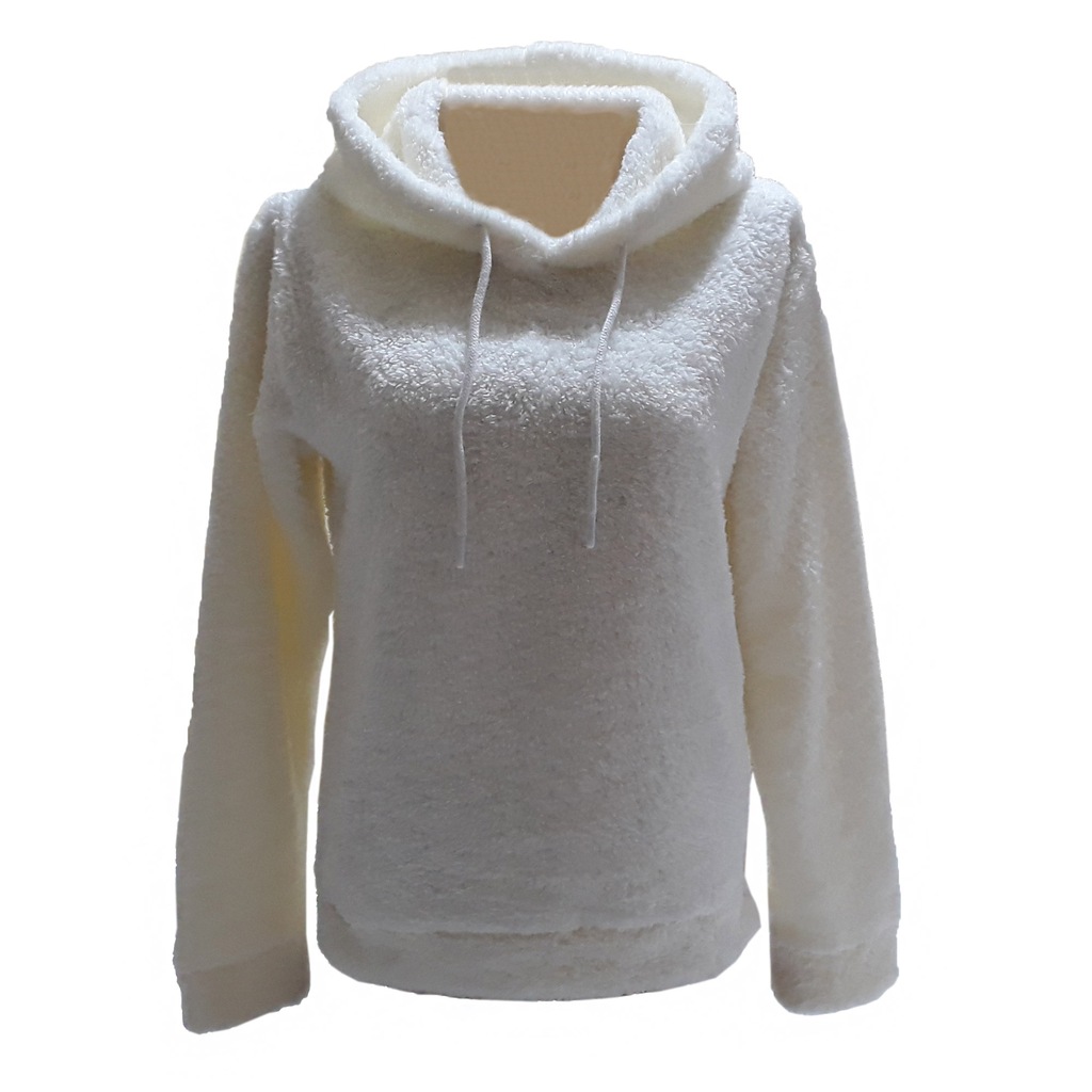 Peluş Kapşonlu sweatshirt, kapşonlu peluş sweatshirt