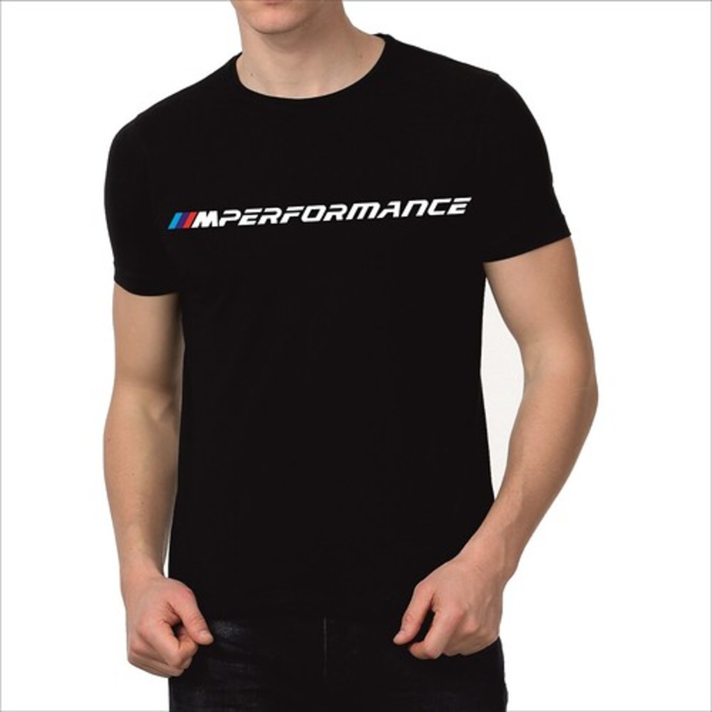 T-Shirt Siyah SlimFit - Bmw M Performance (1. Kalite)