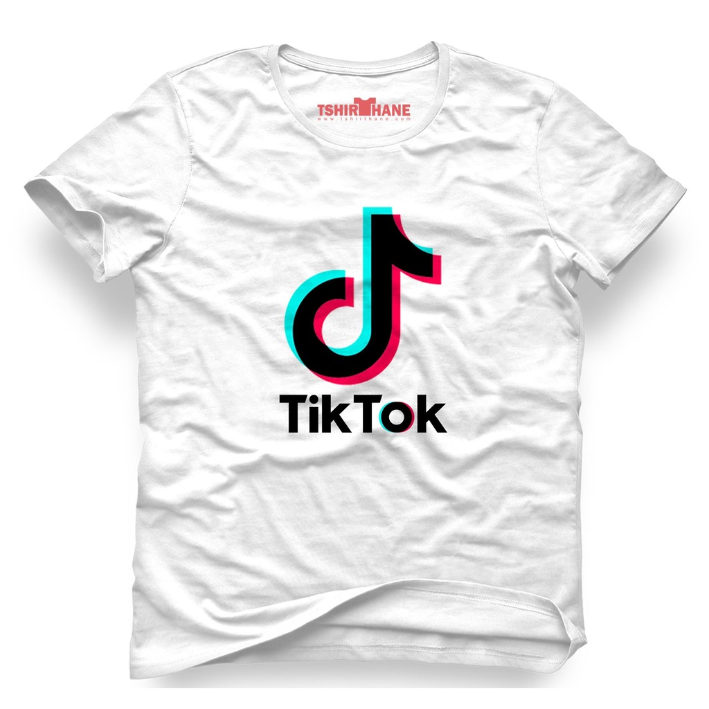 Tshirthane Musically Tik Tok Logo Kısakollu Erkek Tişört 