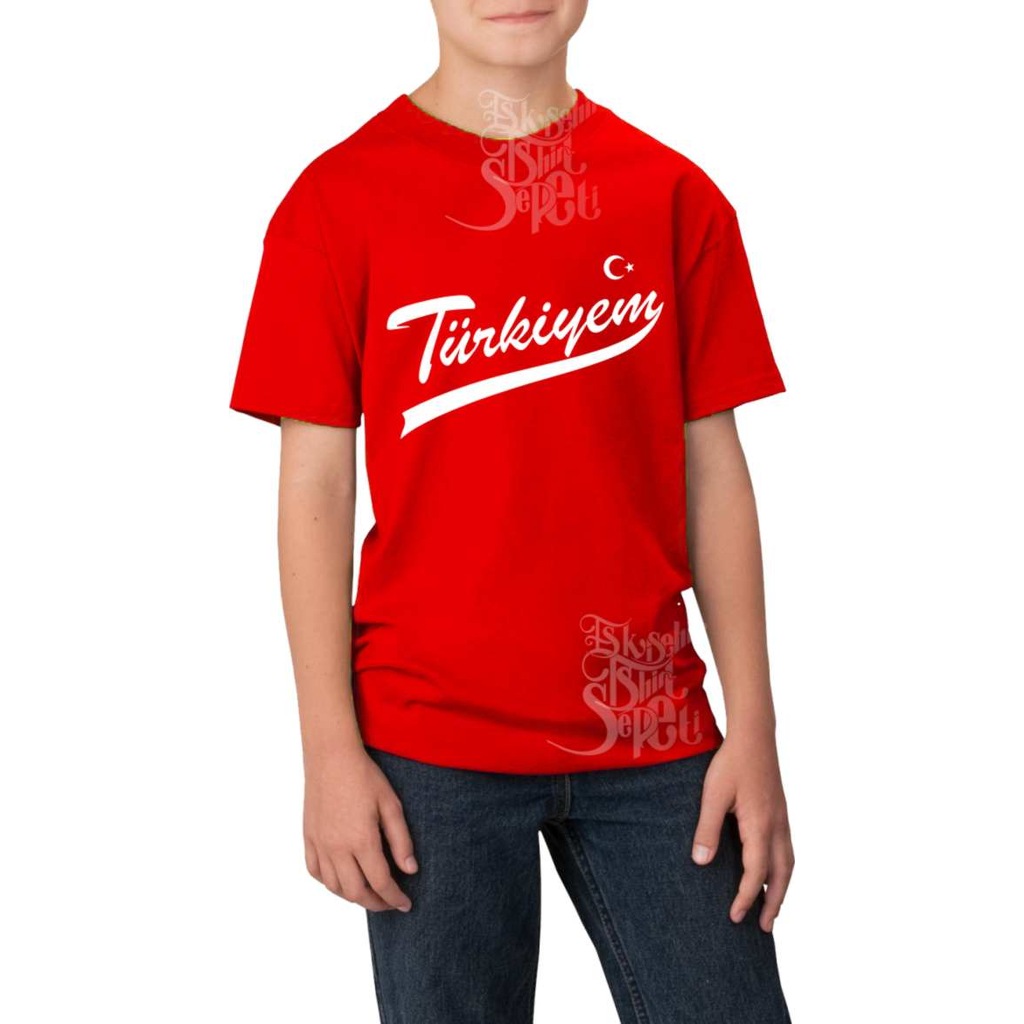 TÜRKİYEM BASKILI ÇOCUK TİŞÖRT