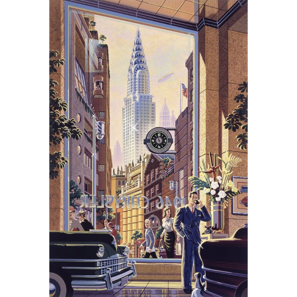 Schmidt Chrysler Building by Michael Young 1000 Parça Puzzle