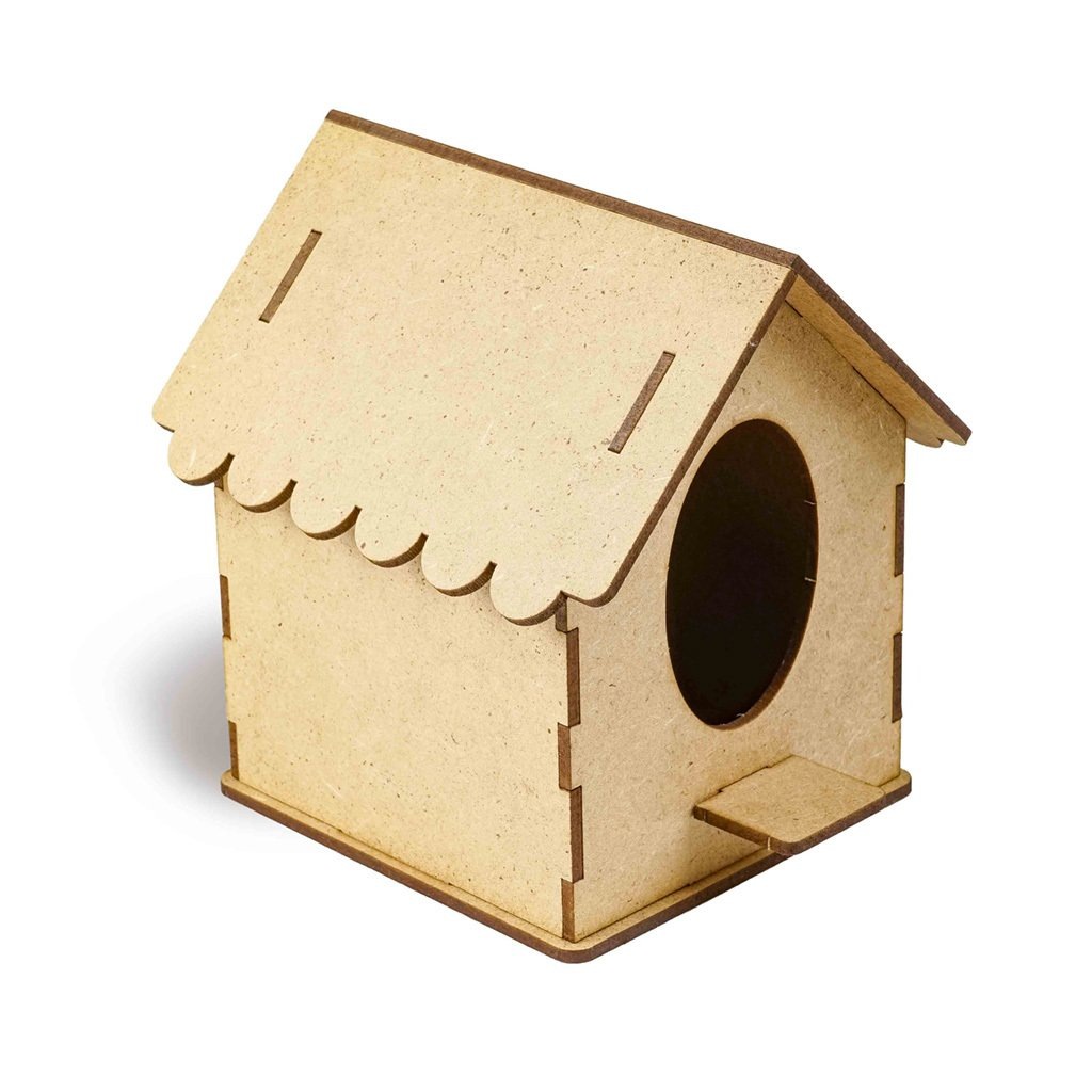 Giftölye Ahşap Küçük Kuş Evi Boyanabilir Ahşap Maket Fiyatları ve