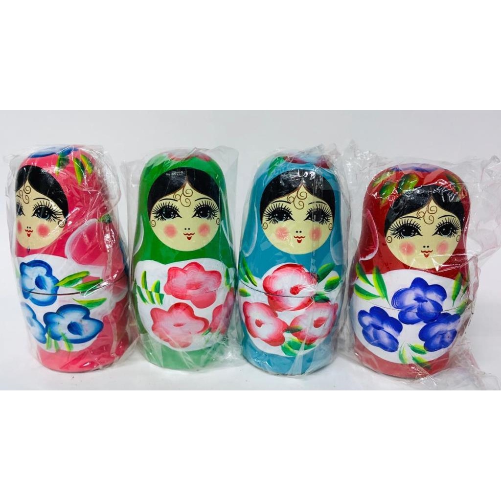 Matruşka Bebek Matruşka İç İçe Oyuncak 5 Adet Geçmeli