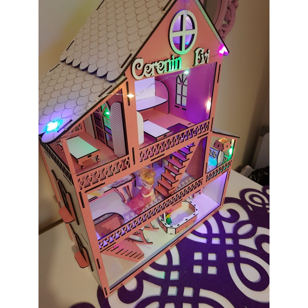 peri led hediye kisiye ozel bebek evi barbie oyun evi ahsap oyun fiyatlari ve ozellikleri