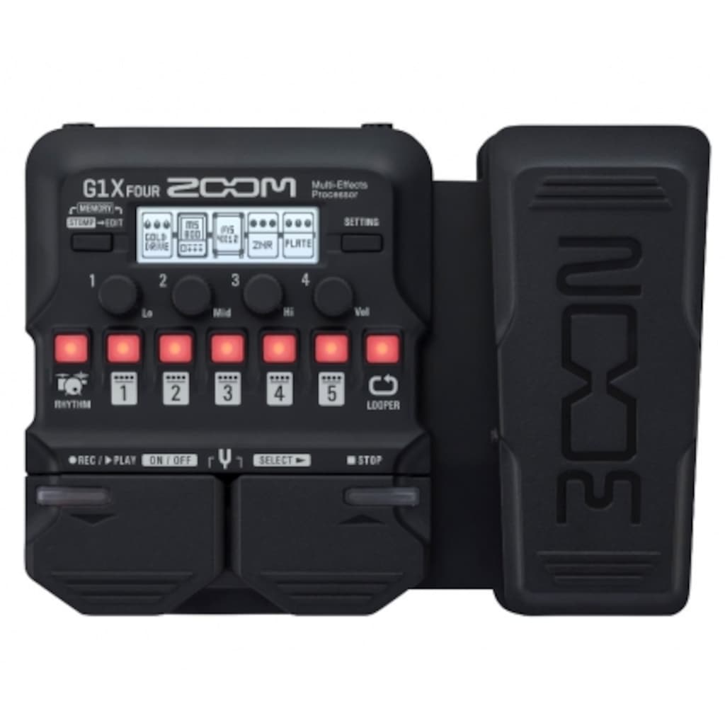 ギター ZOOM G1 FOUR/G1X FOUR Zoom G1X FOUR Expression Pedallı Multi Efekt Prosesörü Fiyatları