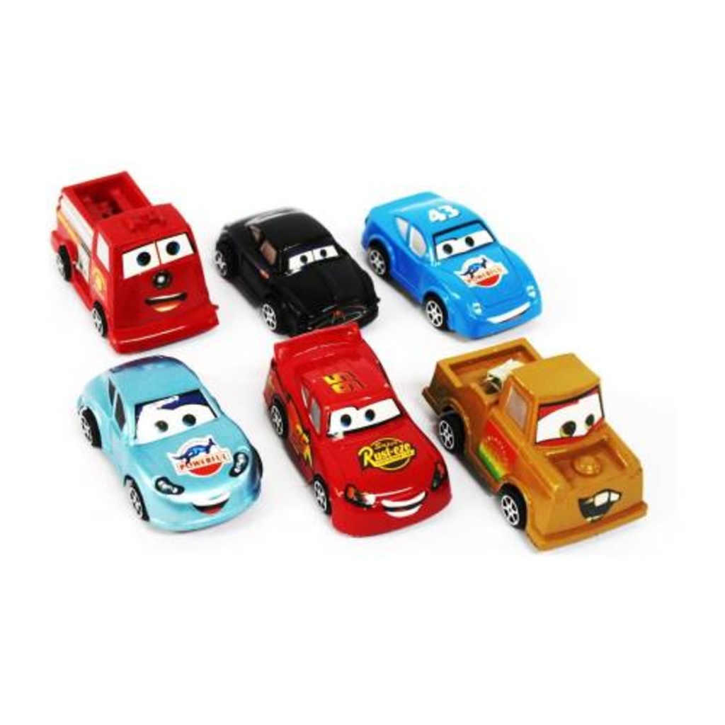Cars Şimşek Mcqueen Araba 6�lı Set