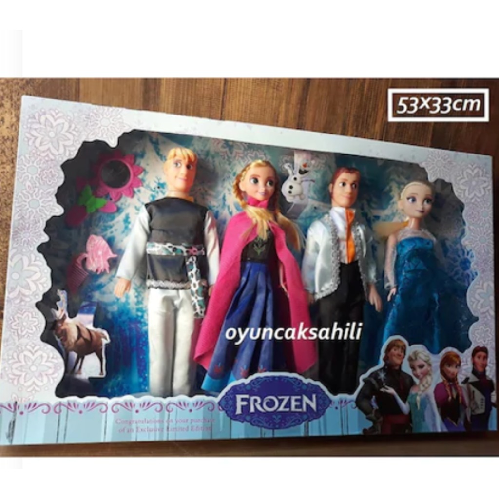 ANNA ELSA HANS KRİSTOFF KARLAR ÜLKESİ FROZEN BEBEK SET Fiyatları ve