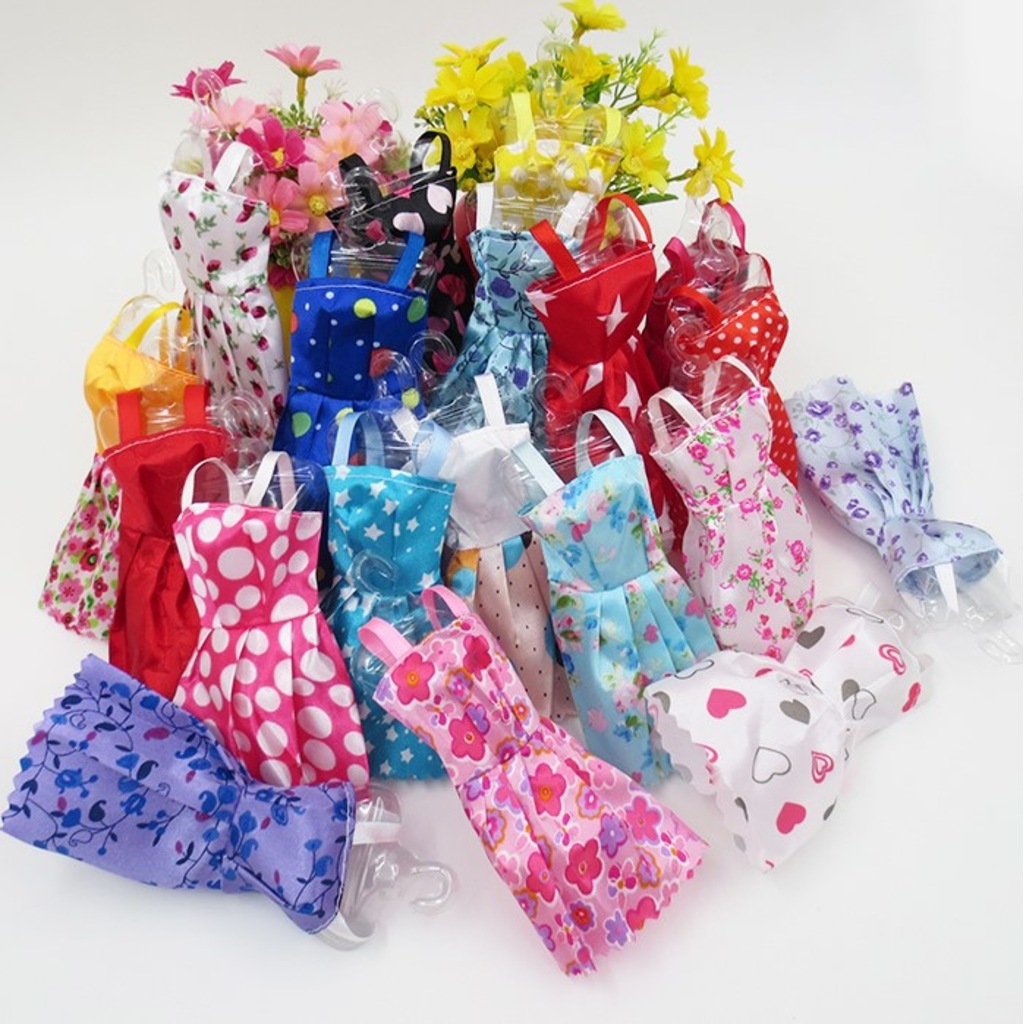 Barbi Bebek Kıyafeti Barbie Aksesuar Giydirme Kız Çocuk 10