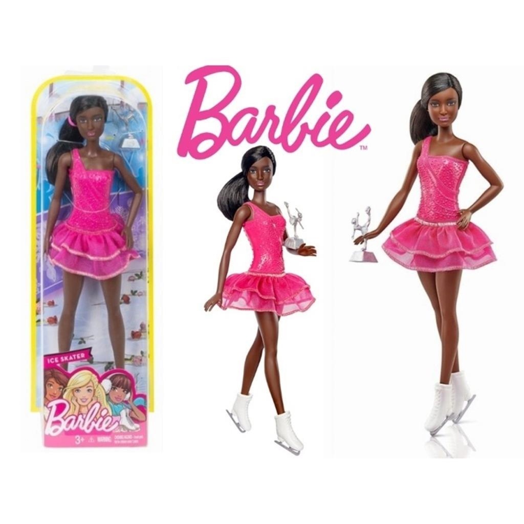 Barbie Kariyer Bebekleri Zenci Barbie Oyuncak Bebek