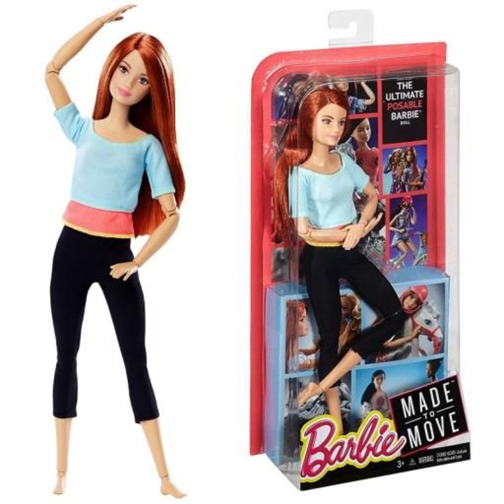 Barbie Sonsuz Hareket Bebek Yoga Yapan Barbie Bebek LİSANSLI