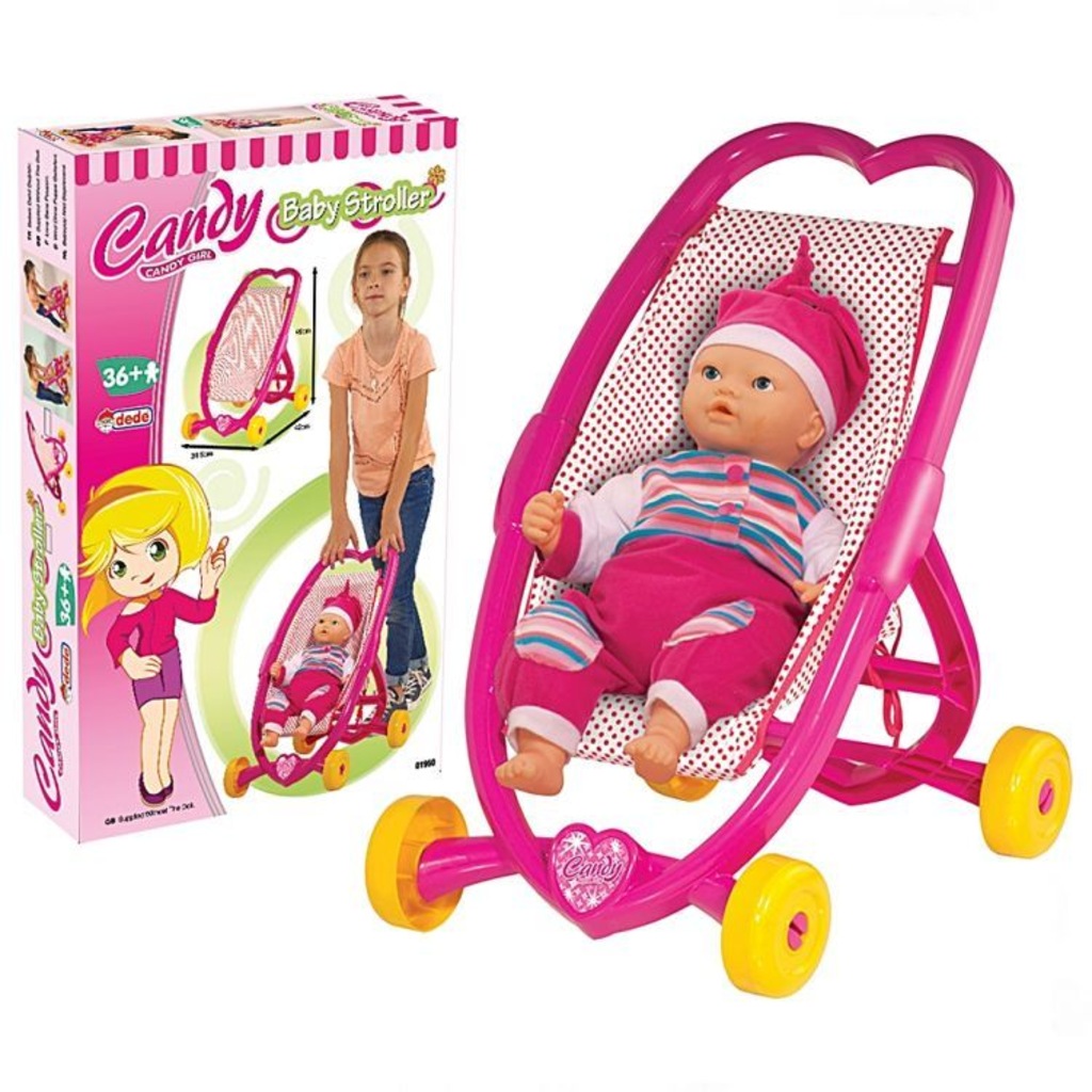 Candy Kalpli Oyuncak Puset Çocuk Bebek Arabası Fiyatları