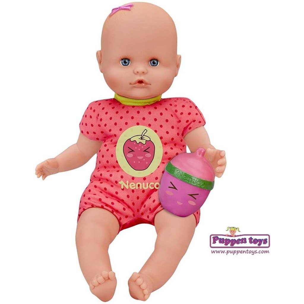 Nenuco Çıngıraklı Biberonlu Oyuncak Bebek Özel Yapı Pembe