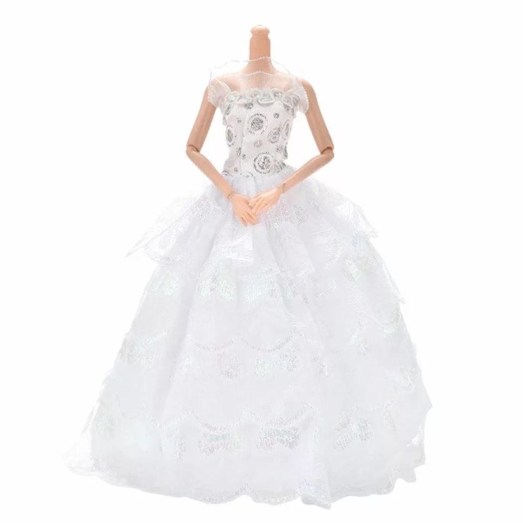 Oyuncak Bebek Gelinlik,prenses Elbisesi,frozen,barbie