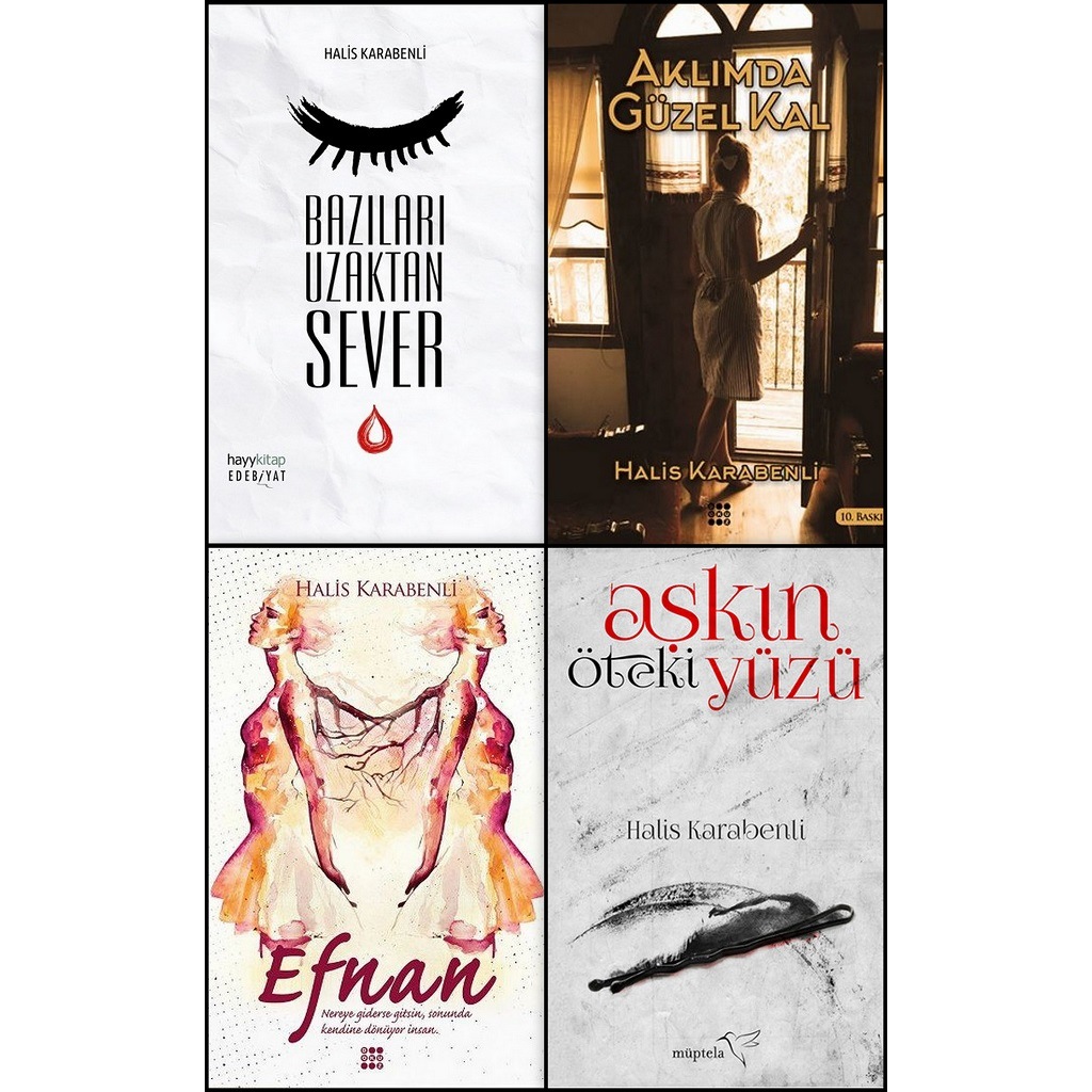 Halis Karabenli 4 Kitap Bazilari Uzaktan Sever Efnan Fiyatlari Ve Ozellikleri
