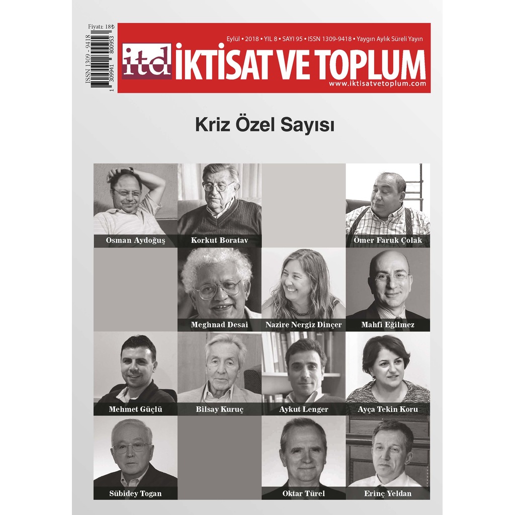 İktisat ve Toplum Dergisi 95. Sayı