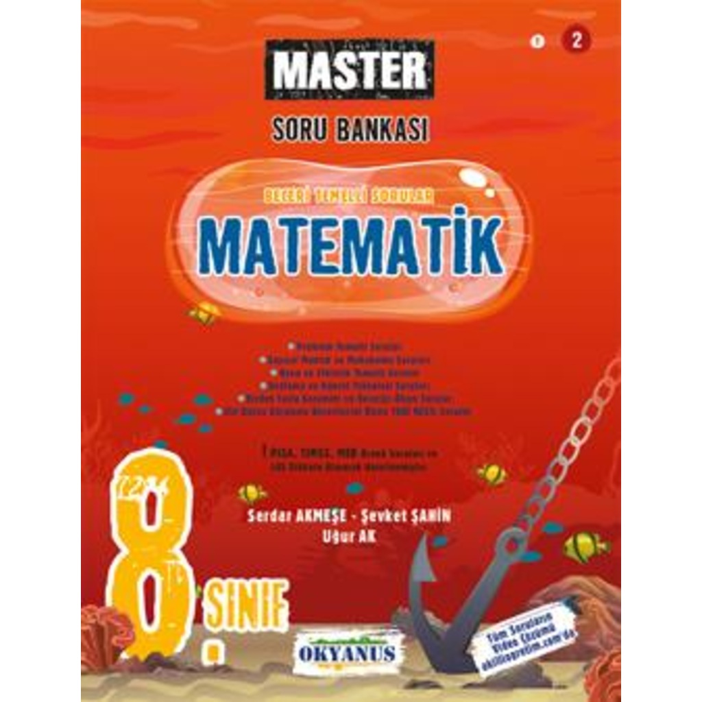 OKYANUS 8.SINIF MASTER MATEMATİK SORU BANKASI