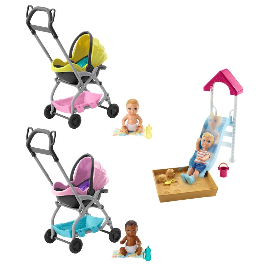 Fxg94 Barbie Bebek Bakıcısı Temalı Oyun Setleri (tekli