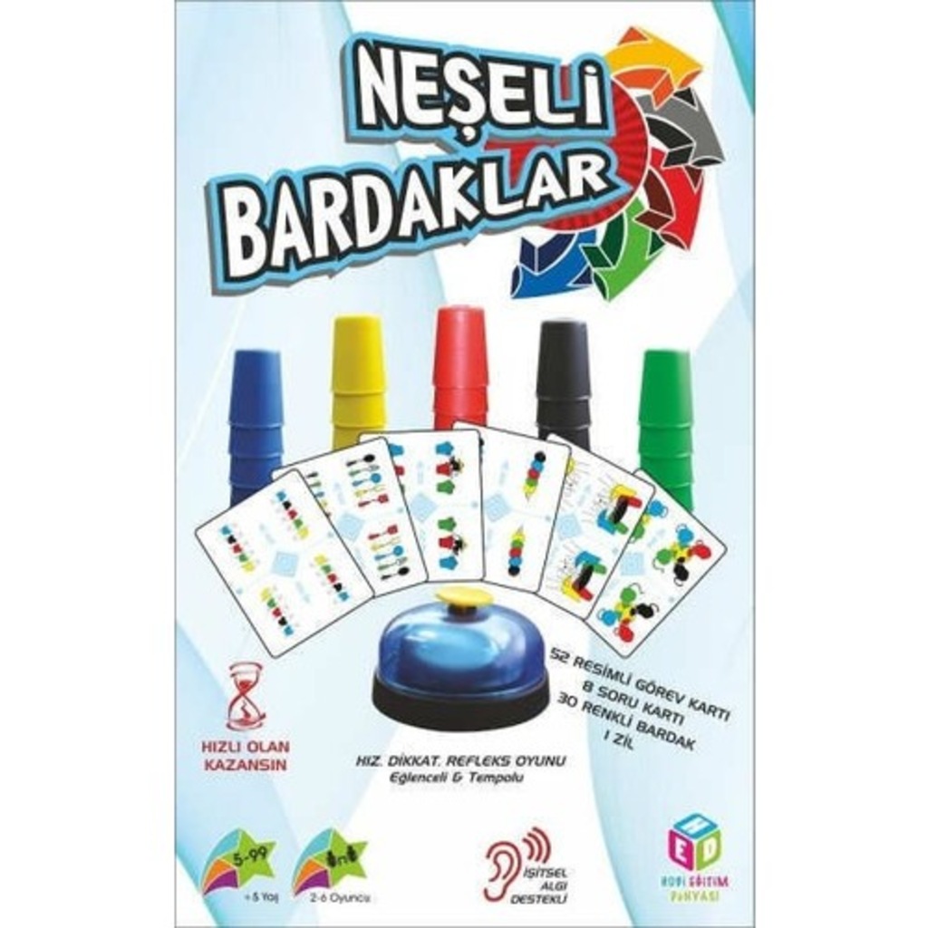 Neşeli Bardaklar Hızlı Olan Kazansın Kutu Oyunu