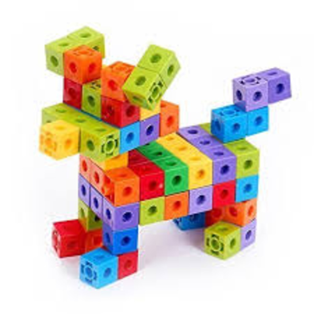 Geçmeli Birim Küpler- Snap Cubes (2x2x2) 100 Adet