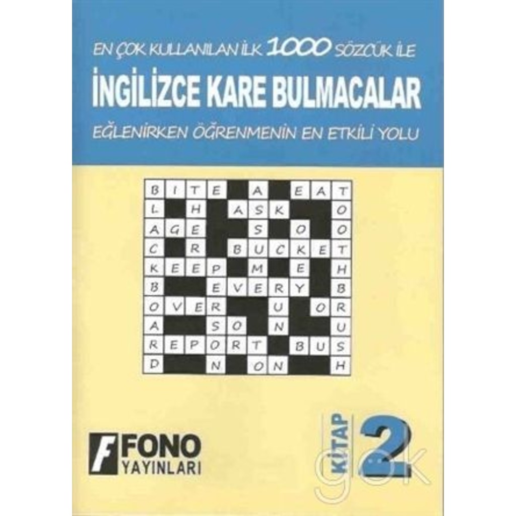 İngilizce Kare Bulmacalar 2. Kitap