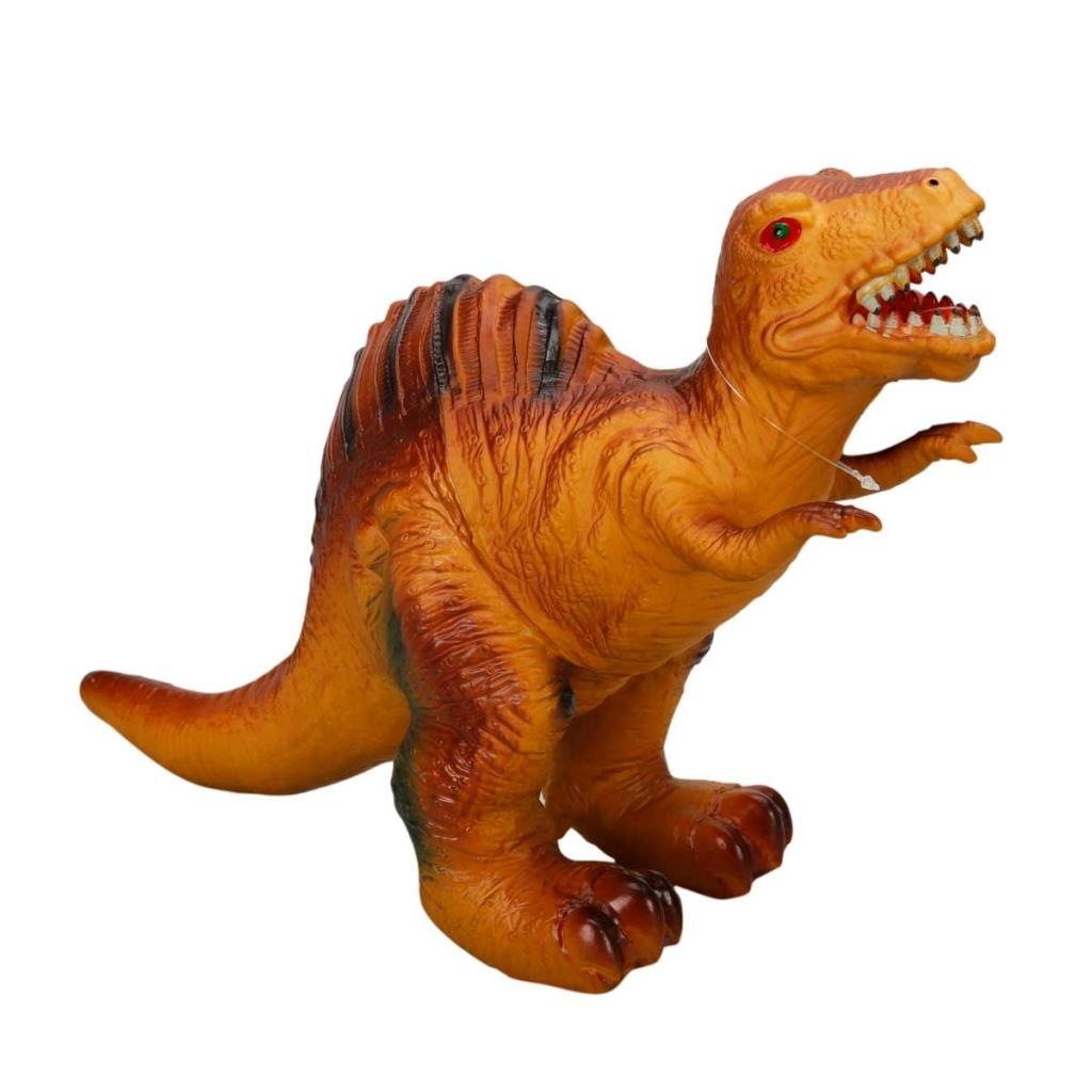 Sesli Dinozor 40 cm Boyunda Spinosaurus Sarı Dinazor Tamamı Et