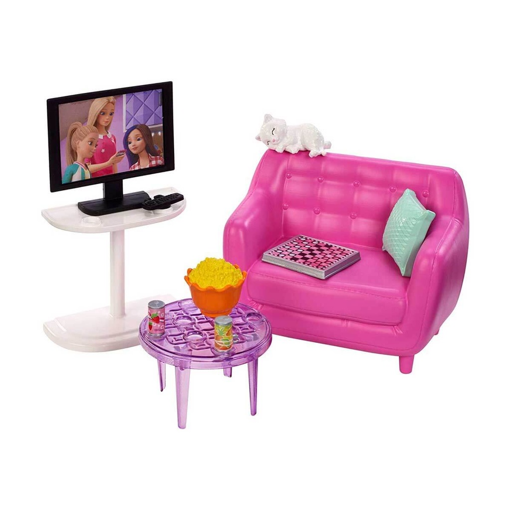 Barbie Ev Mobilyaları Kedi Ve Koltuk