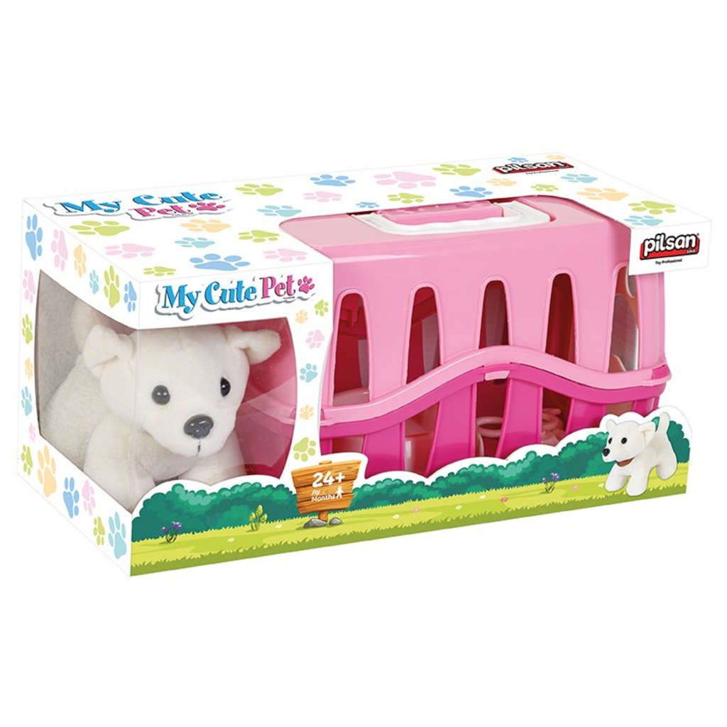 Pilsan Sevimli Hayvanim Kafesli Kopek Mavi Pembe 6 Parca Pelus Fiyatlari Ve Ozellikleri
