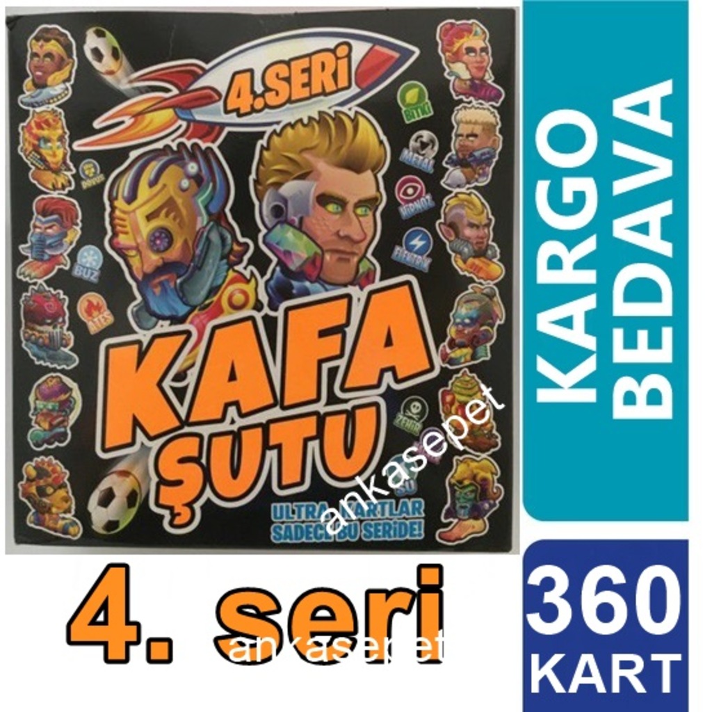 KAFA ŞUTU 4. SERİ OYUN KARTLARI 360 KART ORİJİNAL KUTULU