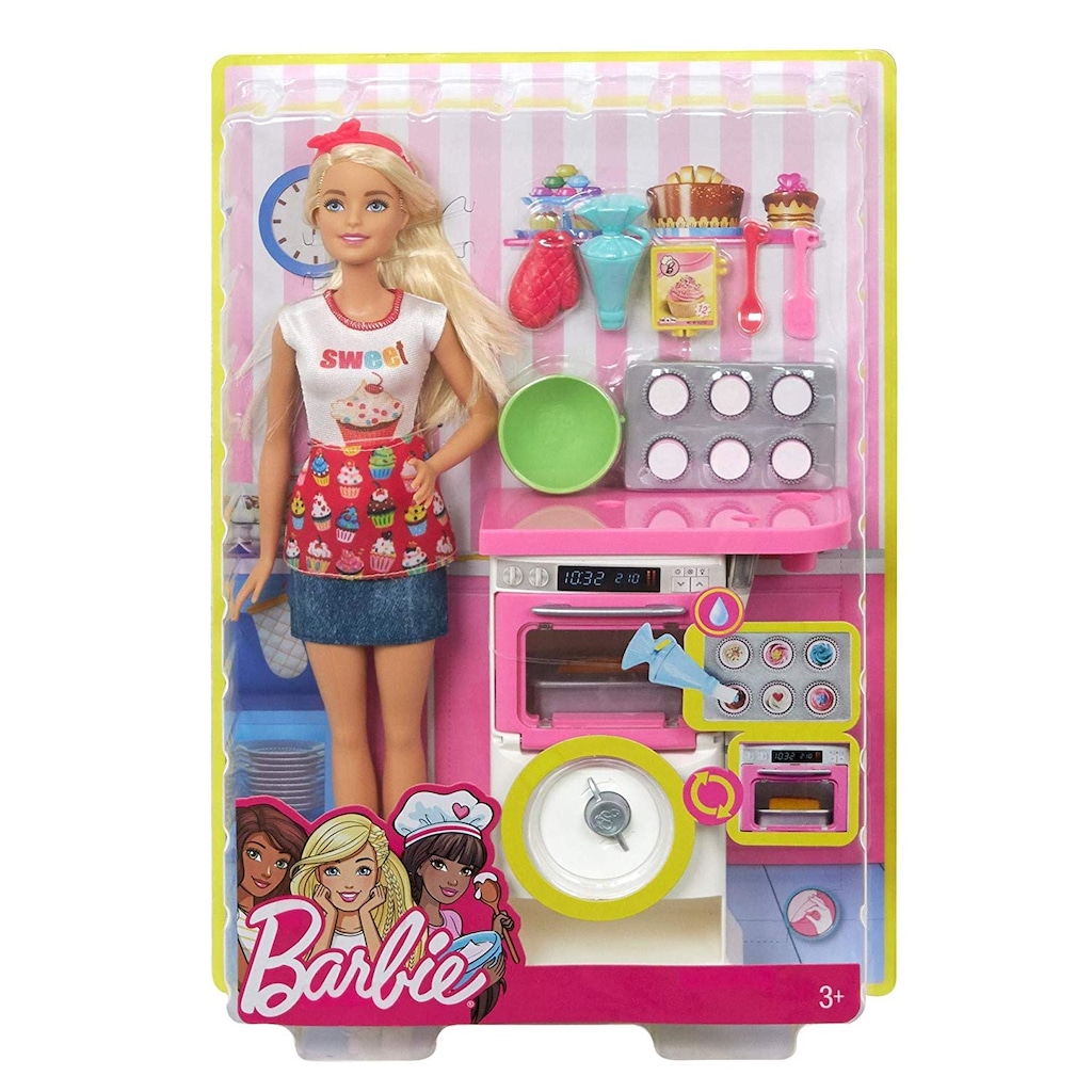 Barbie Mutfak Oyun Seti Aksesuarlı Barbi Bebek Oyuncakları Seti ...