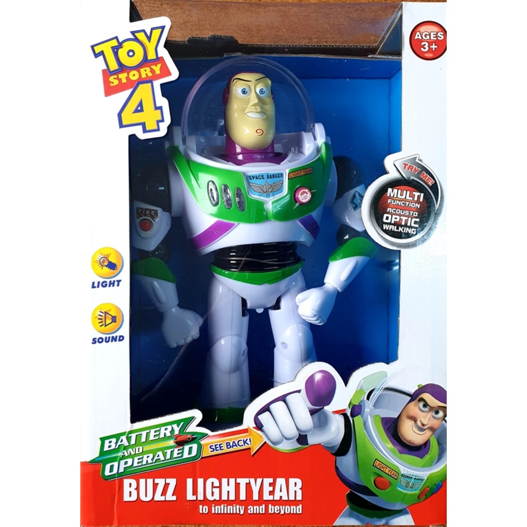 BUZZ LİGHTYEAR TOY STORY 4 SESLİ IŞIKLI YÜRÜYEN ROBOT 25 CM