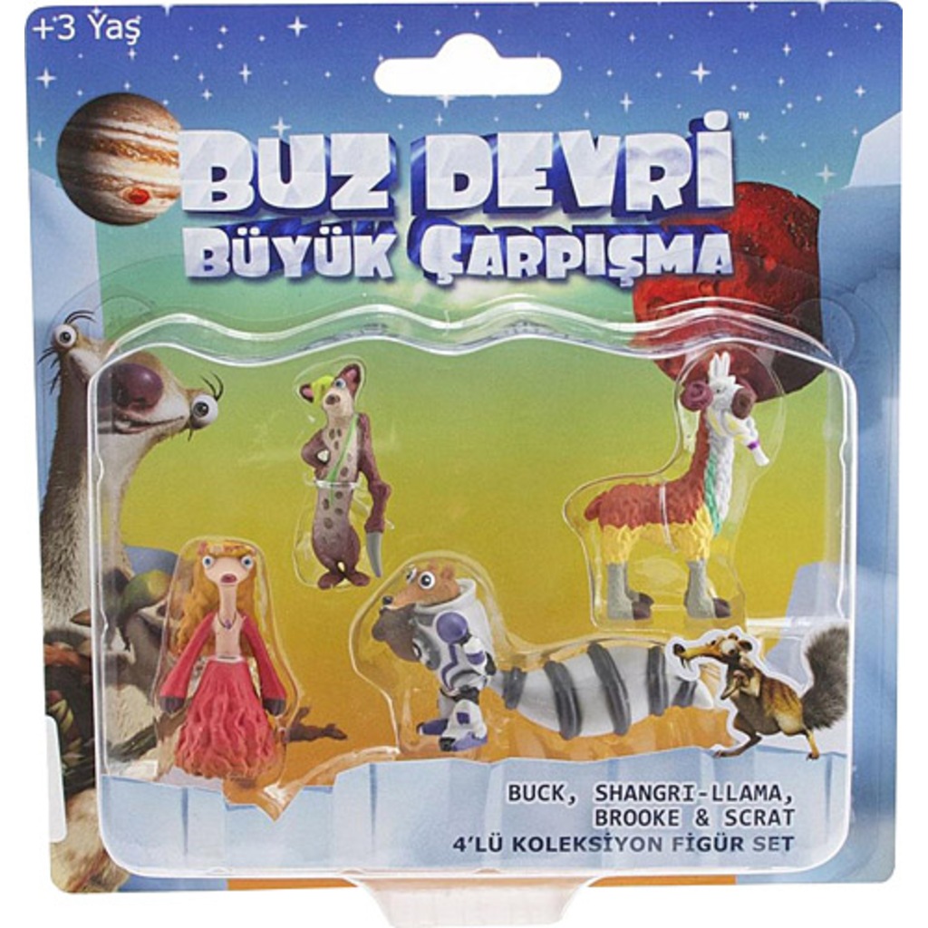 Ice Age Büyük Çarpışma 4'lü Koleksiyon Set Model 1