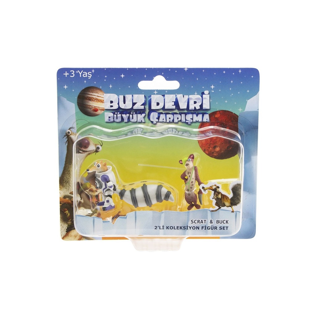 Ice Age Büyük Çarpışma Scrat Buck Figür Set