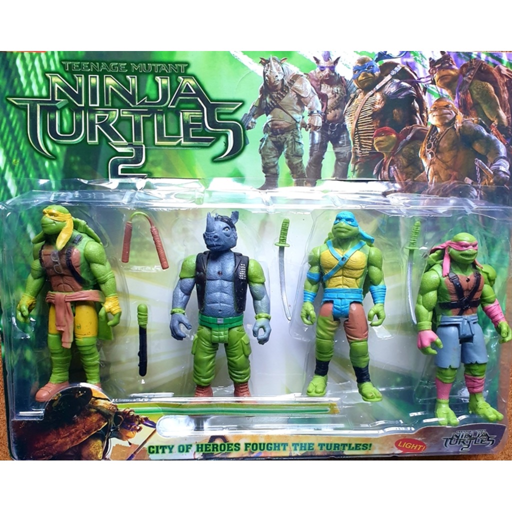 Ninja Kaplumbağalar Leonardo Donatello Raphael Michelangelo Bibop