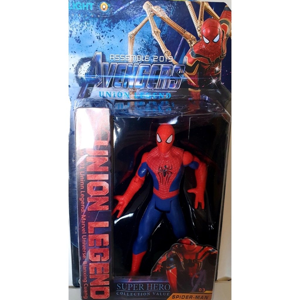 OYUNCAK ÖRÜMCEK ADAM SPİDERMAN 18CM IŞIKI FİGÜR
