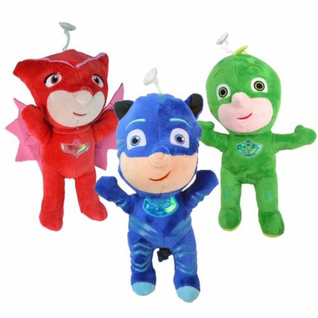 Pijamaskeliler 3 lü Sesli Peluş Oyuncaklar Catboy