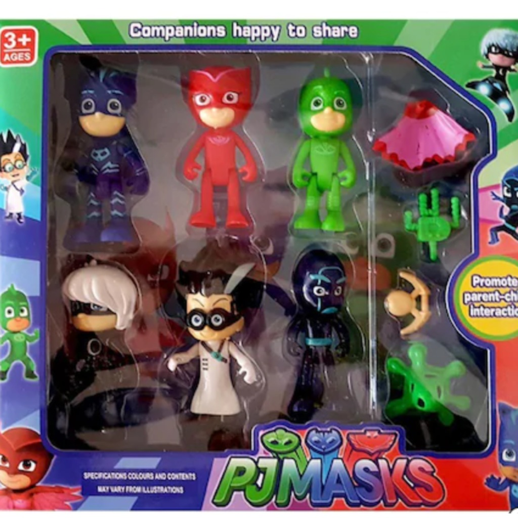 Pjmasks 10'lu Pijamaskeliler Figür seti