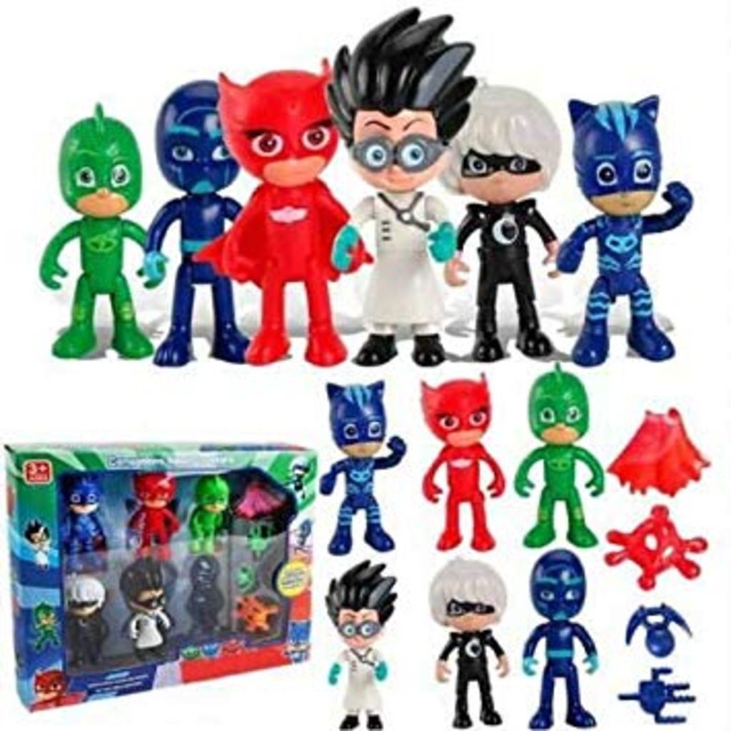 Pjmasks 10�lu Pijamaskeliler Oyuncak Figür Seti