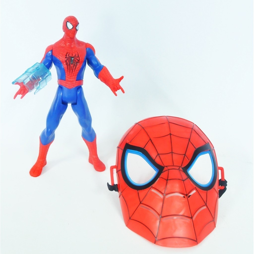 Spiderman & Örümcek Adam Sesli Işıklı Karakter Oyuncak Ve Maskesi